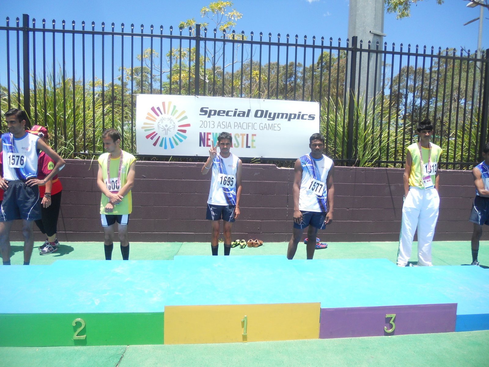 Amrit Pal representing India at Special Olympics